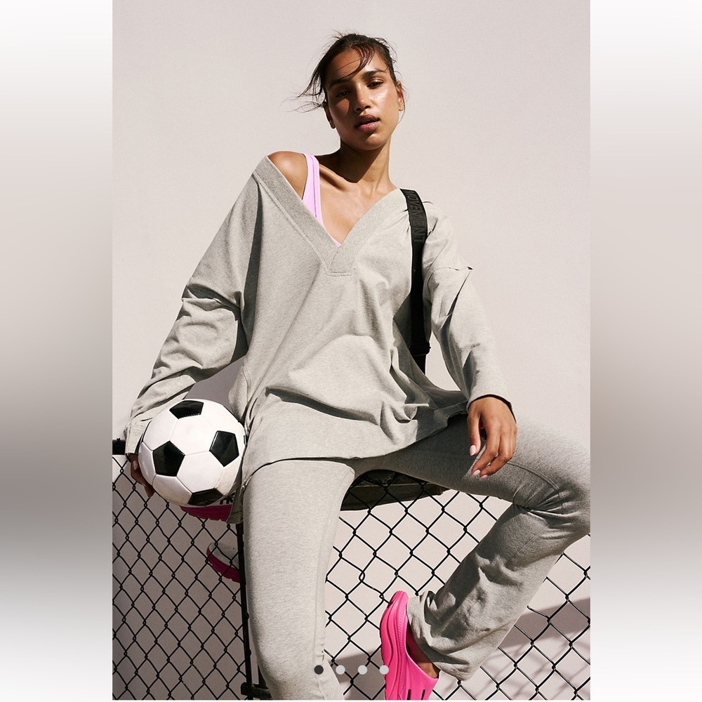 Free People Hot Shot Reversible Long Sleeve Set